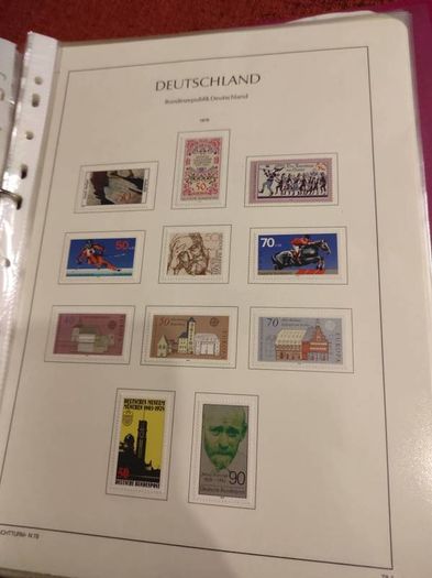 GERMANY 1975-82 album with stamps