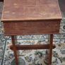 Irish Antique Wooden School Desk Image 2