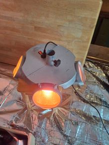 Garden heater and light