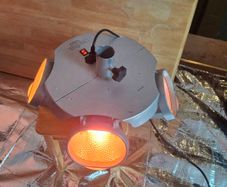 Garden heater and light