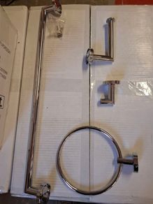 Aqua Chrome Accessories range chrome