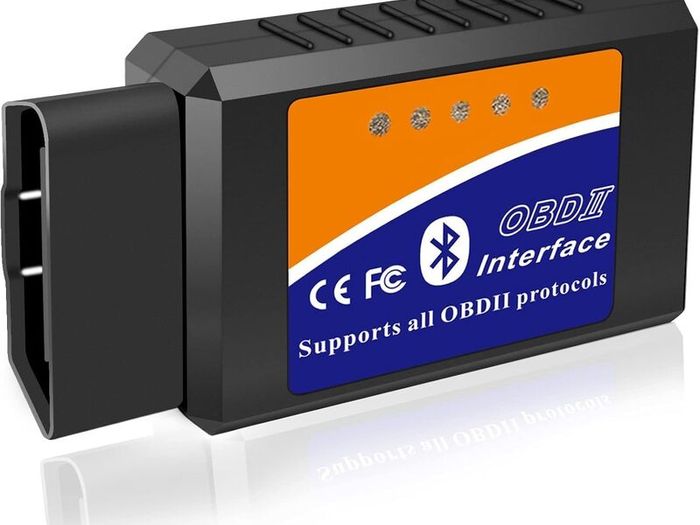 OBD2 Bluetooth Scanner Code Reader Reset for iOS iPhone Android Windows, Auto Car Diagnostic Scan Tool OBDII Adapter for Check Engine Light for Torque, OBD Fusion, Car Scanner App