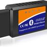 OBD2 Bluetooth Scanner Code Reader Reset for iOS iPhone Android Windows, Auto Car Diagnostic Scan Tool OBDII Adapter for Check Engine Light for Torque, OBD Fusion, Car Scanner App Image 2