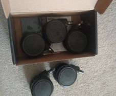 Steelcase Caster Wheels x 5