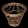 Vintage Harrods Wicker Waste Basket Pristine Image 4