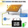 25W 12V Monocrystalline Solar Panel Kit with Solar Charge Controller: 25W Solar Panel + SAE Connection Cable +10A Controller for Boat RV 12V Deep Cycle Battery Chicken Coop Gate Opener Image 4