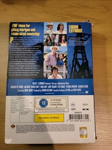 Dallas The Complete First and Second Seasons 5 DVD Box Set