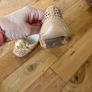 Michael Kors tan and gold pump. Size 5.5/6 flat shoe Image 4