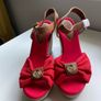New ladies red wedges Image 3