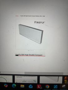 Firefly 500 by 1600 high double compact radiator