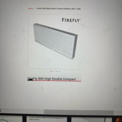 Firefly 500 by 1600 high double compact radiator