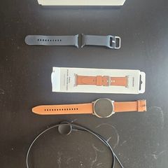 Galaxy watch 8 + Hybrid Leather Band