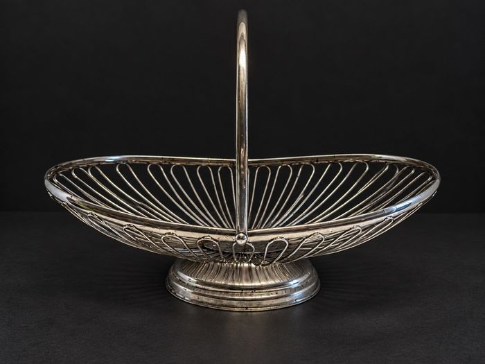 Vintage Silver-Plated Fruit Basket