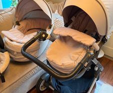 ONO: Stokke pram travel system & car seat  (beige)