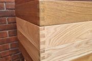 Hardwood therapy tray/ no lid