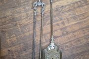 vintage brass fireside