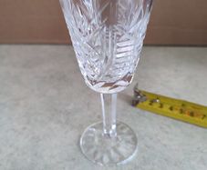 JUST ONE Irish Waterford Crystal Cut Glass Sherry Glass Pattern Clare