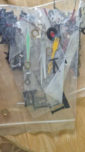 clock mechanisms ( various 10 pcs)