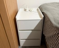 Bedside table and drawer