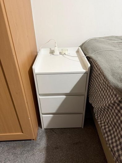 Bedside table and drawer