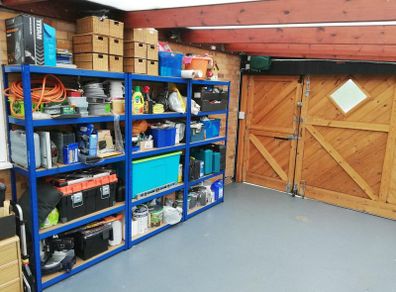 Freestanding Boltless Shelving Units Garage Shed Workshop