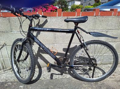 3 bicycles and 2 wheels for sale