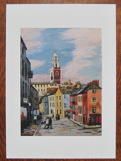 Shandon Tower Cork Art Print | Cork City Ireland Print | Irish Wall Art | Painting by Anna O'Hara | Cork Landmark Print | Unique Cork Gift