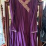 NEW - Stunning Indian Silk Purple Dress/Tunic Image 3