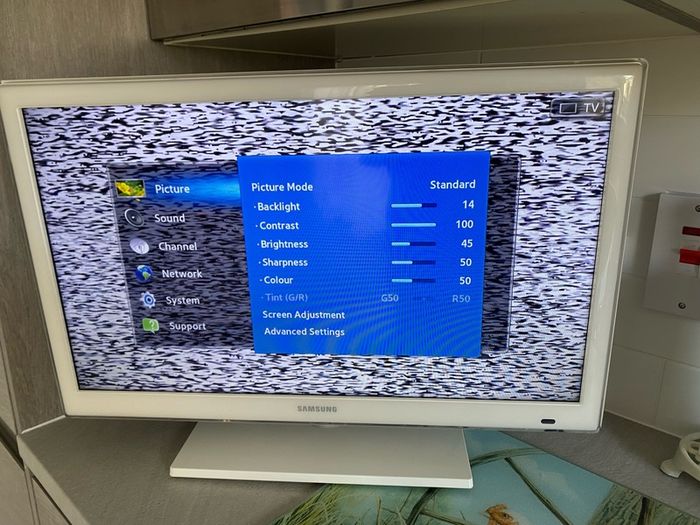 Smart TV Samsung White Smart TV