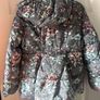 Benneton floral girls coat Image 7