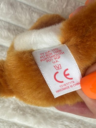 Ty Beanie Baby Tiggs the Bengal Tiger approx. 15 cm. 2017 Used Please see photos