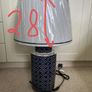 Large Ceramic Ginger Jar Table Lamp Blue & White Image 6