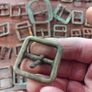 75 Brass metal horse harness Buckles Image 4