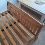 King Size Solid Wood Sleigh Bed Frame Image 3