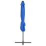 Cantilever Umbrella with Steel Pole Azure Blue 250x250 cm Image 4