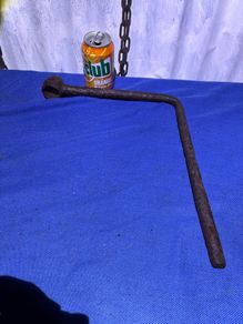 Old cast iron handle