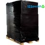 Black Pallet Wrap Shrink industrial Roll 200mt / 650 ft stretchy film excellent for pallet, ecommerce, moving, shipping Image 2