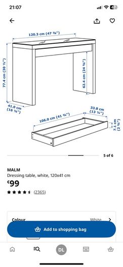 Malm Dressing Table