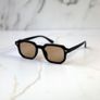 Black Rectangular Sunglasses UV400 (New) Image 3