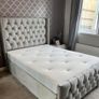 New Double & King Size Bed Frame With Mattress Opt Image 8
