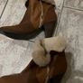 DUNE Leather/ Fur Ankle Boots Image 6