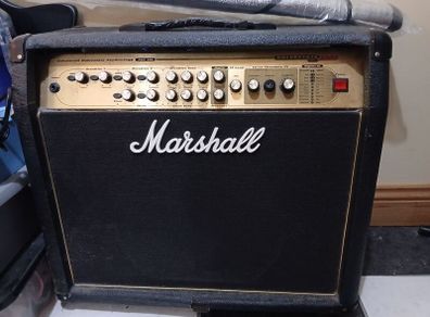 Pair of Marshall amplifiers