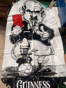 Guinness Red Card Referee inflatable