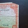1963 Lady Lavery 10 Shillings, damaged Image 2