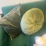 Gorgeous emerald green velvet sofa! Image 3