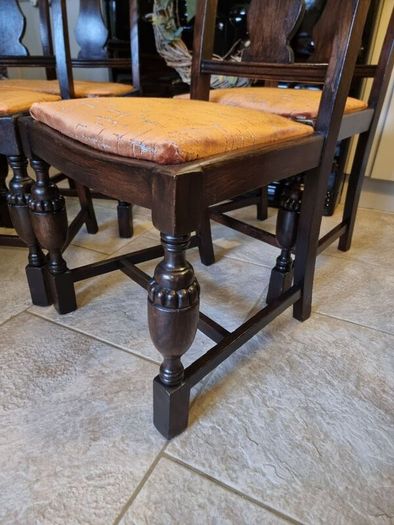 Beautiful Antique Teak Chairs x 4