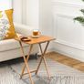 Housewares Snack Table, 65 x 49 x 39 cm Rubberwood Image 4
