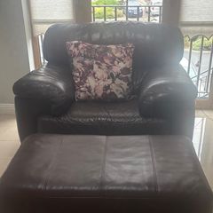 Leather armchair free to take