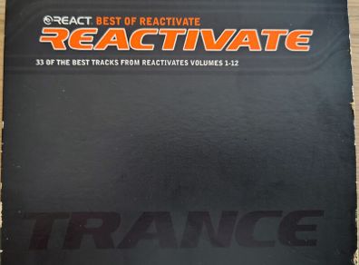Various - Best Of Reactivate 3 x CD (2000) RARE Compilation Box Set Trance, Techno, Hard House EX+