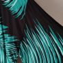 Dunnes Stores Green and Black Palm Print Kimono Beach Cover Up Size L Image 3